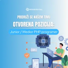 WBS Digital zapošljava: Junior / Medior PHP programera